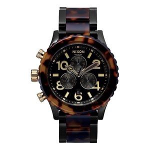 Nixon 42-20 Chronograph Tortoise Shell Acrylic Watch